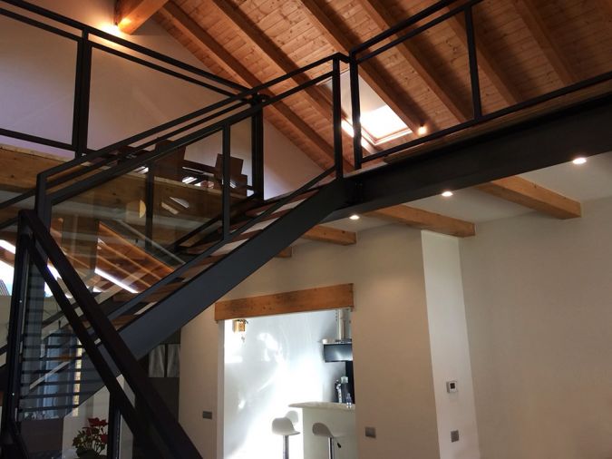 03 progettazione interni villetta con soppalco interior design