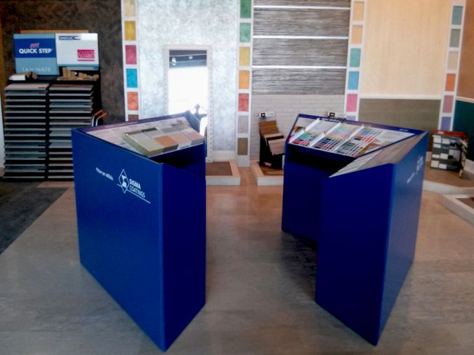 color up allestimento espositivo negozio vernici Sigma Coatings 01
